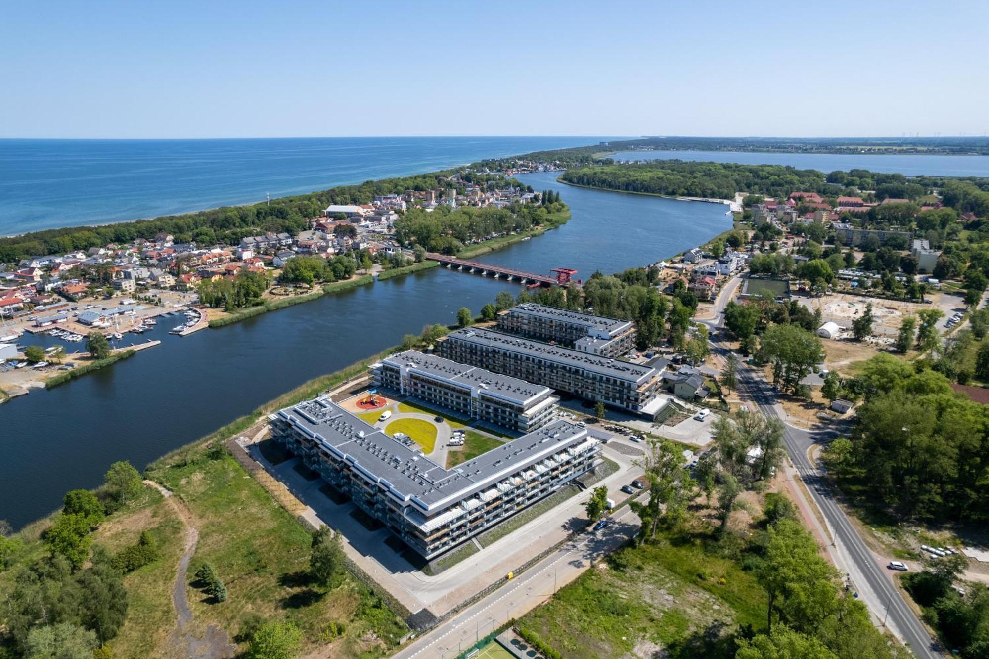 Wellness & Spa Resort Dziwnow Riverfront Apartments With Parking By Noclegi Renters Eksteriør bilde