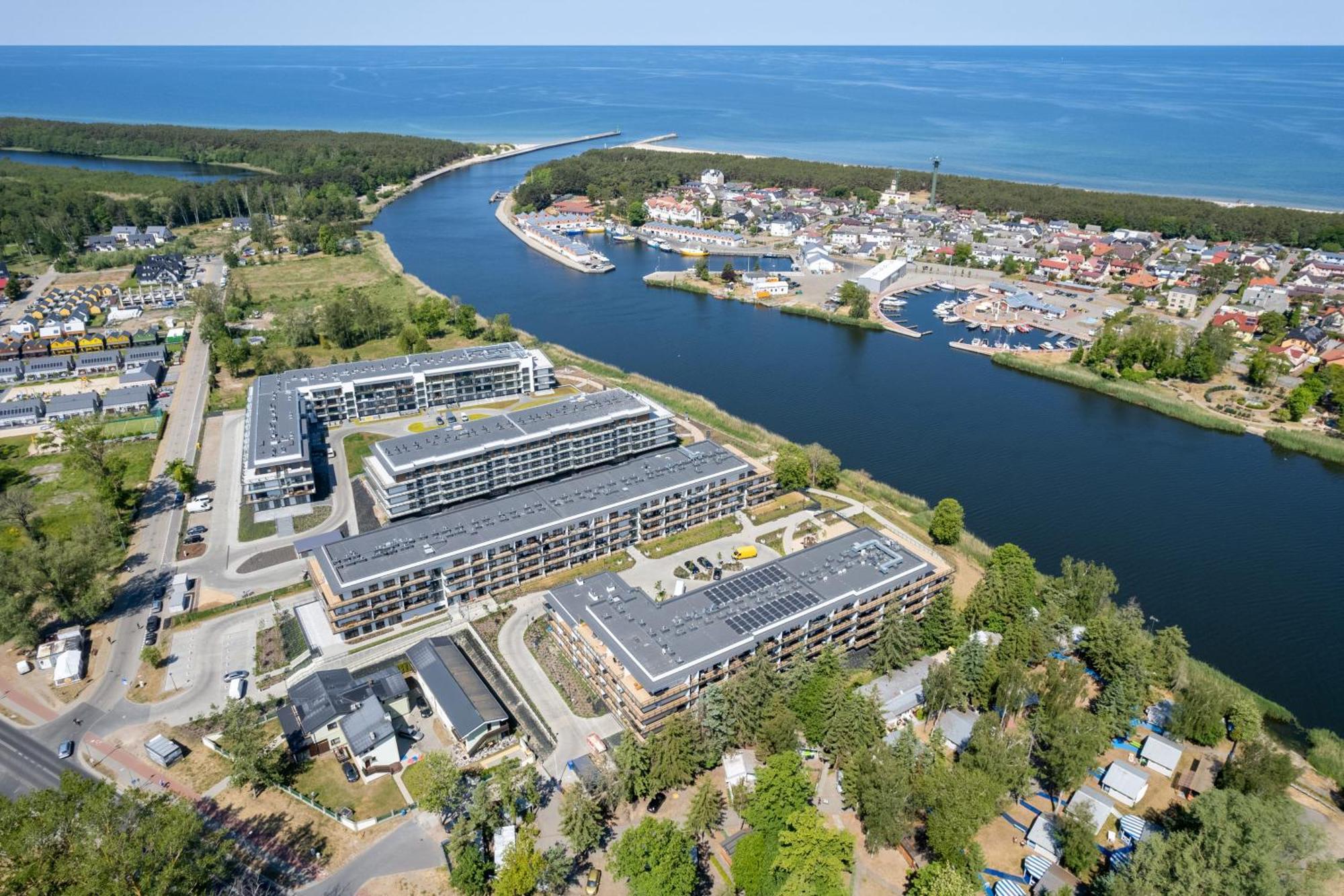 Wellness & Spa Resort Dziwnow Riverfront Apartments With Parking By Noclegi Renters Eksteriør bilde