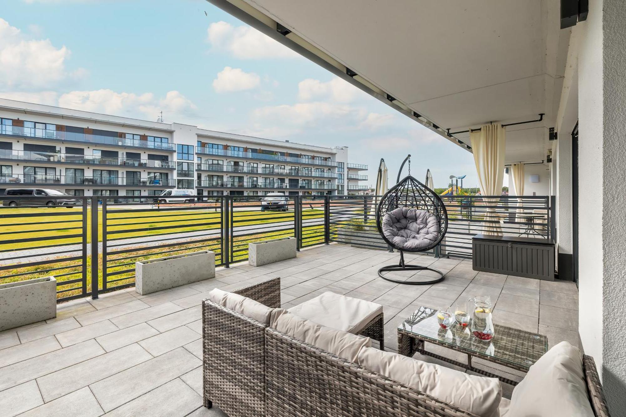 Wellness & Spa Resort Dziwnow Riverfront Apartments With Parking By Noclegi Renters Eksteriør bilde